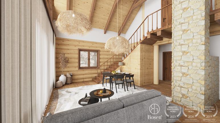 4-izb zrub 115 m2 s terasou Liptovské Kľačany