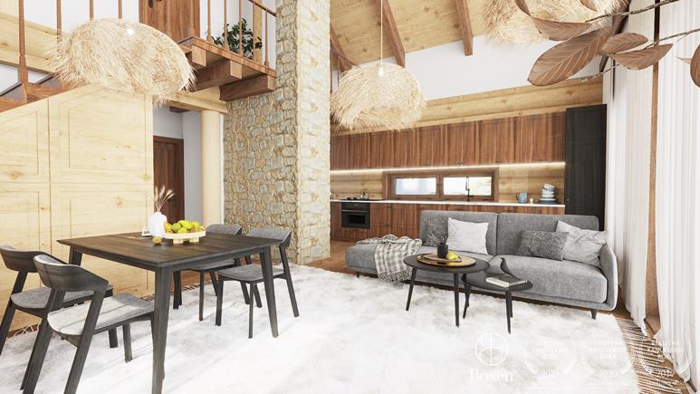 4-izb zrub 115 m2 s terasou Liptovské Kľačany